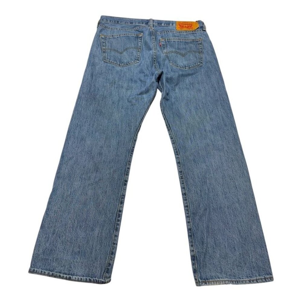 Levi's 501 Straight Cut Jeans Blue Size 36 x 29 - Picture 2 of 12